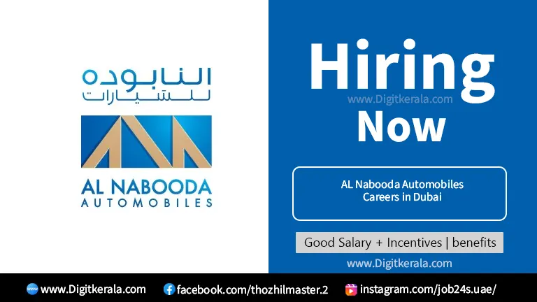 AL Nabooda Automobiles Careers in Dubai